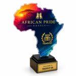 acrylic africa award (24cm)