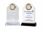 acrylic clock award (17cm)
