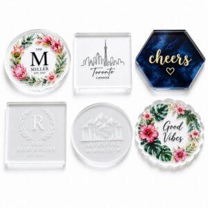 acrylic coasters (9cm)