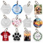 perspex key ring