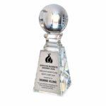 globe crystal (23cm)