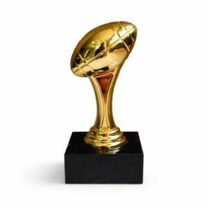 rugby ball gold