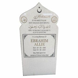 granite headstone large (80 x 43cm) (copy)