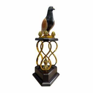 fancy pigeon trophy metal 2