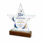 wood star crystal