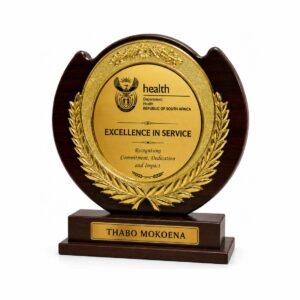 wood wreath award