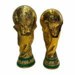 world cup trophy metal