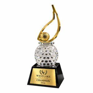 golf / hockey ball crystal (12cm) (copy)